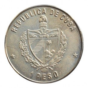 Kuba, 1 peso 1984, sbírkové