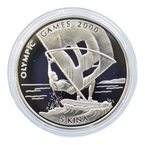 Papua Nová Guinea, 5 kina 1997, olympijské hry 2000