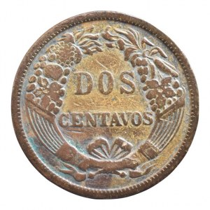 Peru, 2 centavos 1895