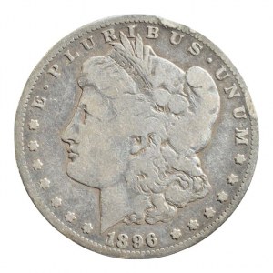 USA, Dolar 1896 - Morgan, San Francisco, KM.110, Ag 900
