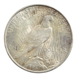USA, Dolar 1924 - mírový, Philadelphia, KM.150, Ag 900