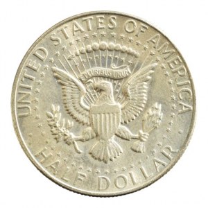 USA, 1/2 dolar 1968 D, Ag, zc.nep.rysky