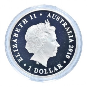 Austrálie, 1 dolar 2010, South Australia, Ag999, 31.135g, kapsle, cert., orig.etue