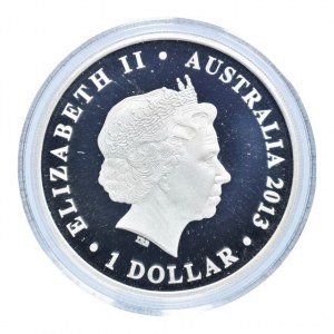 Austrálie, 1 dolar 2013, Fraser Island, Ag999, 31.135g, kapsle, cert., orig.etue
