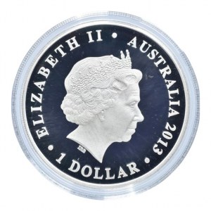 Austrálie, 1 dolar 2013, Kakadu National Park, Ag999, 31.135g, kapsle, cert., orig.etue