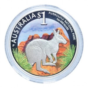 Austrálie, 1 dolar 2013, Purnululu National Park, Ag999, 31.135g, kapsle, cert., orig.etue