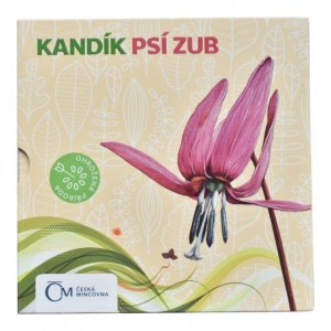 ČR/Niue Island, 1 dolar 2015 - Ohrožená příroda - Kandík Psí Zub, Ag999, 16g, 34 mm, kolorováno, kapsle, orig.obal