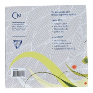 ČR/Niue Island, 1 dolar 2016 - Ohrožená příroda - Medvěd Velký, Ag999, 16g, 34 mm, kolorováno, kapsle, orig.obal