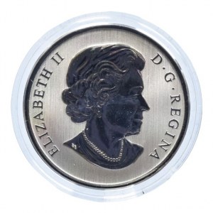 Kanada, 25 cent 2014 The Eastern Meadowlark, barevná mince, kapsle, cert., orig.etue