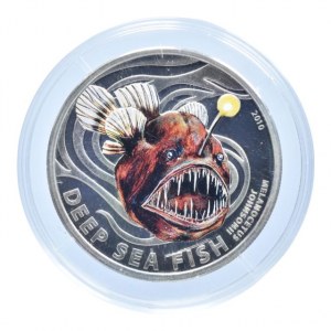 Pitcairnovy ostrovy, 2 dolar 2010, Melanocetus Johnsonii, Ag925, 15.55g, kapsle