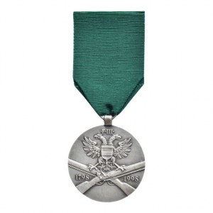 Zeman K., Pamětní medaile 1998, Brněnského městského střeleckého sboru -výročí 200 let, 40mm, postř.bronz, stuha