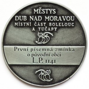 Dub nad Moravou, městys, AE 60mm, , první písemná zmínka 1141, sign. V. Halla 2016