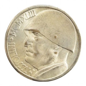 Itálie, medaile 1943-Mussolini MCMXLIII, podobná jako 20 lira 1928