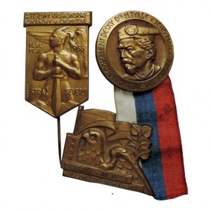 Sokol.odzn. Kropáčova Vrutice Dr.Tyrš 1927,Chomutov Slet 1936 Pichl, Dobříš, Slet 1938 Pichl 3ks