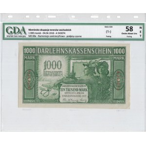 Kaunas 1.000 Mark 1918 - A - 6-stellig - GDA 58 NET