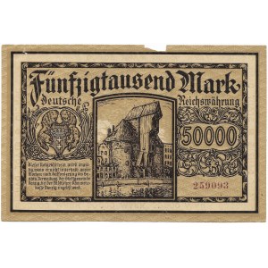 Gdansk, 50,000 marks 1923