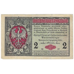2 poľské marky 1916 - Všeobecné, séria B