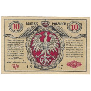 10 Polish marks 1916 - General, series A