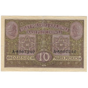 10 Polnische Mark 1916 - Allgemein, Serie A
