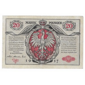 20 Polnische Mark 1916 - Jenerał, Serie A