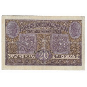 20 marek polskich 1916 - Jenerał, seria A