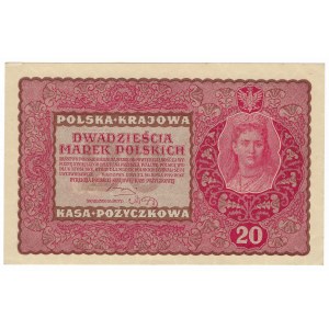 20 Polish marks 1919 - II Series CO.