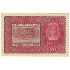 20 Polish marks 1919 - II Series V
