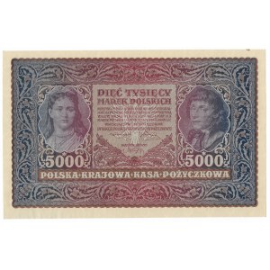 5 000 polských marek 1920 - II Série K