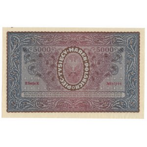 5,000 Polish marks 1920 - II Series K