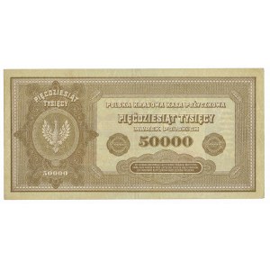 50,000 Polish marks 1922, series Y