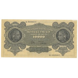 10,000 Polish marks 1922, series K