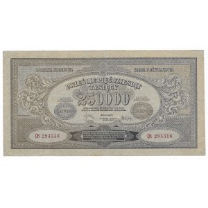250,000 Polish marks 1923, CK series