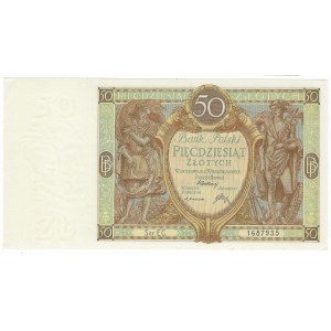 50 złotych 1929, seria EC