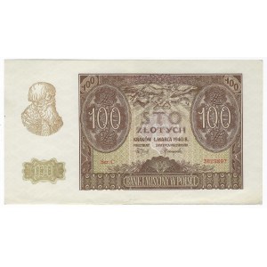 100 złotych 1940, seria C