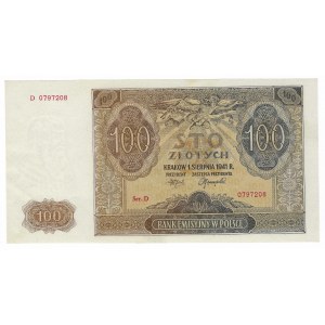 100 złotych 1941, Seria D