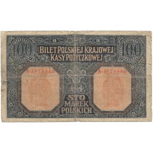 100 polnische Mark, 1916, Serie A