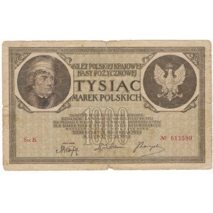 1 000 polských marek 1919, série K