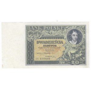 20 zlatých 1931, séria DK