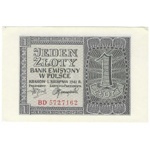 1 złoty 1941, seria BD