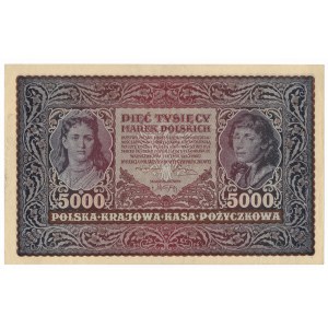 5 000 polských marek 1920 - II Série E