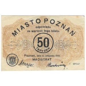 Poznaň, 50 feny 1919