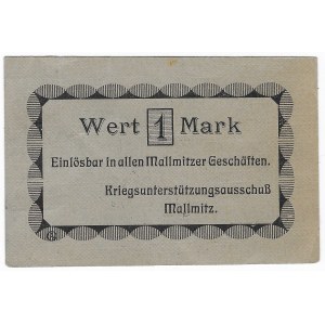 Malomnice (Mallmitz), 1 mark - rare