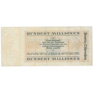 Królewiec (Konigsberg), 100 milionów marek 1923