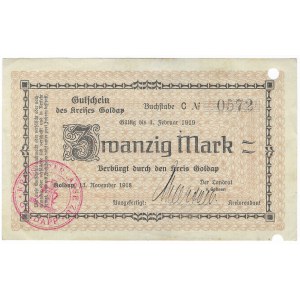 Goldap( Goldap), 20 Mark 1918