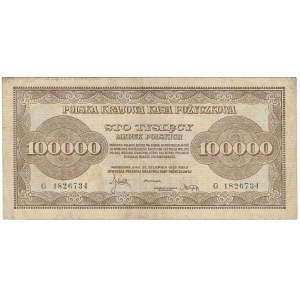 100,000 Polish marks 1923, series G
