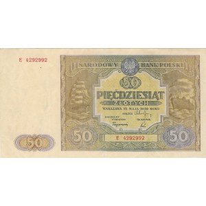 50 Zloty 1946, Serie E