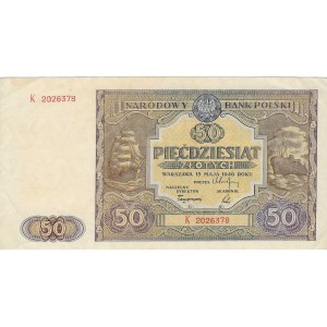 50 Zloty 1946, Serie K