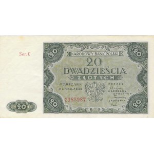 20 Zloty 1947, Serie C