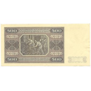 500 Zloty 1948, Serie CC - MODELL