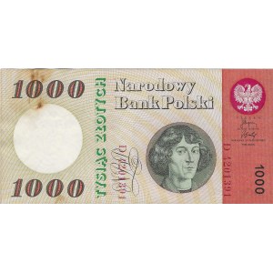 1,000 zloty 1965, series D